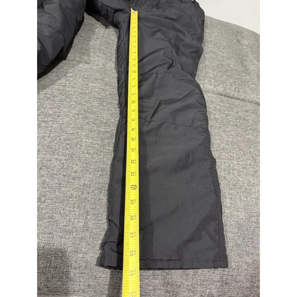 Childrens Place Black Snow Pants Ski Outdoor Removable Bib Youth Size 16 Unisex